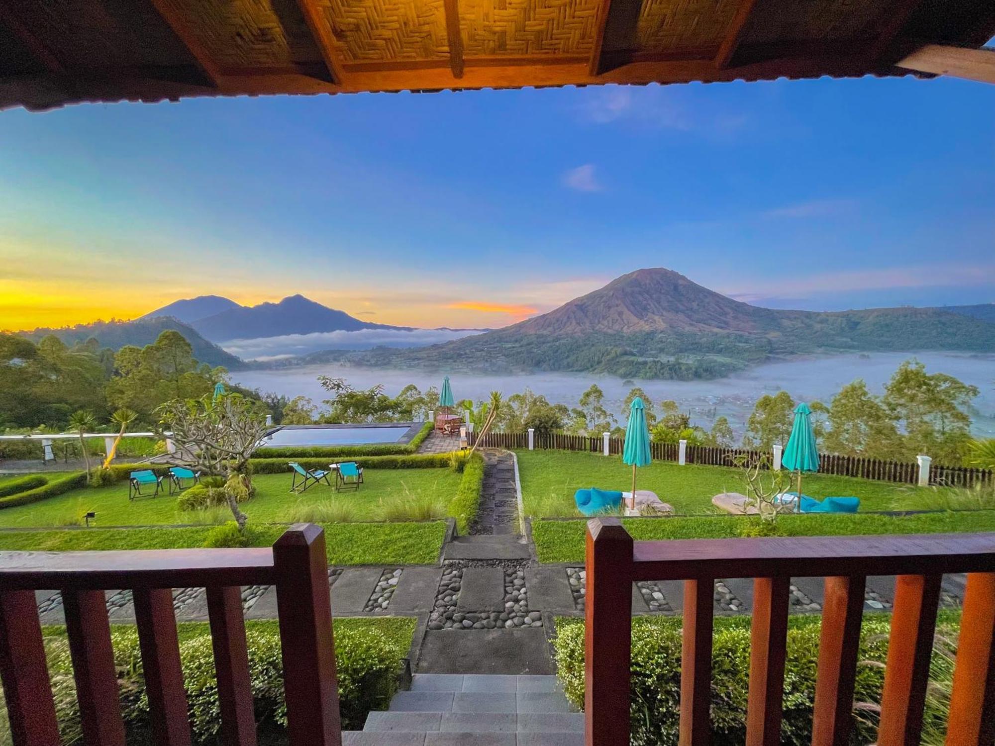 Pinggan Caldera Bed & Breakfast Baturaja  Ngoại thất bức ảnh
